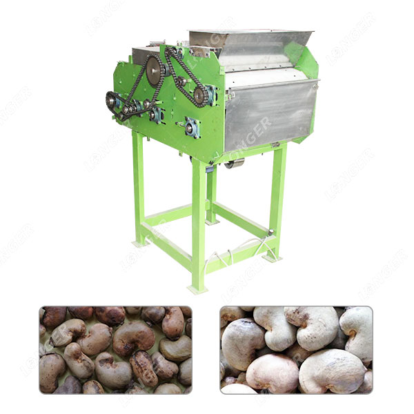 Mesin Pemotong Kulit Kacang Mete Mentah 200kg/jam