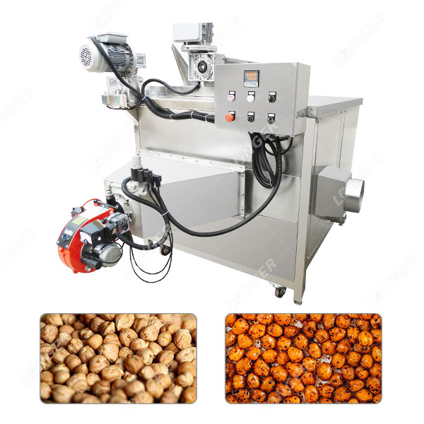 Mesin Penggorengan Kacang Buncis Pemanas Gas Otomatis.jpg