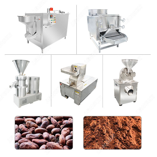 Lini Produksi Mesin Bubuk Kakao Kecil