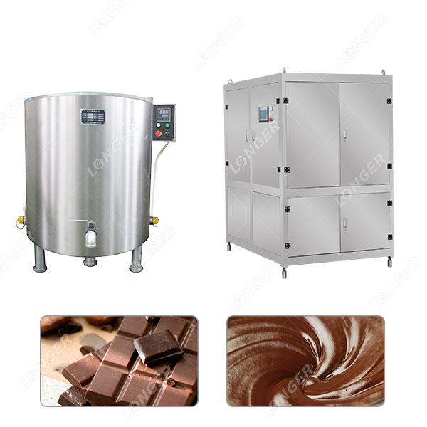 Mesin Peleburan dan Tempering Coklat Industri 250-500 kg/jam