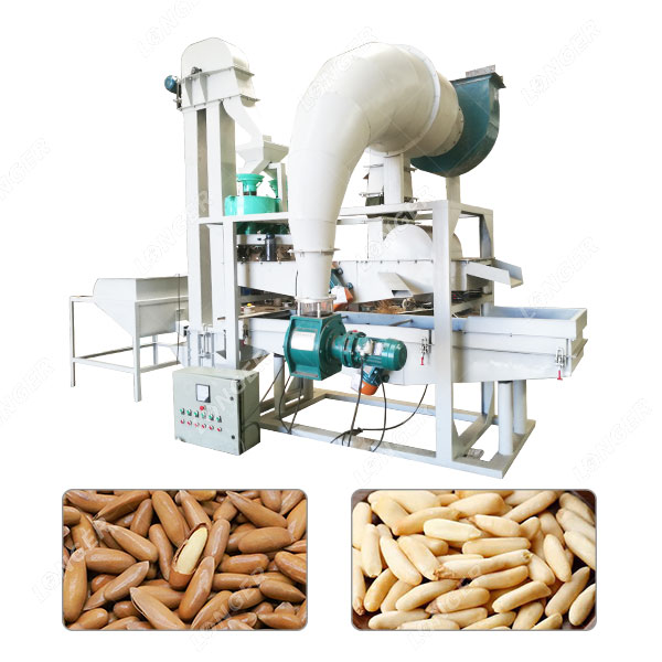 Garis Penilaian Dan Penembakan Kacang Pinus 100-150 kg/jam