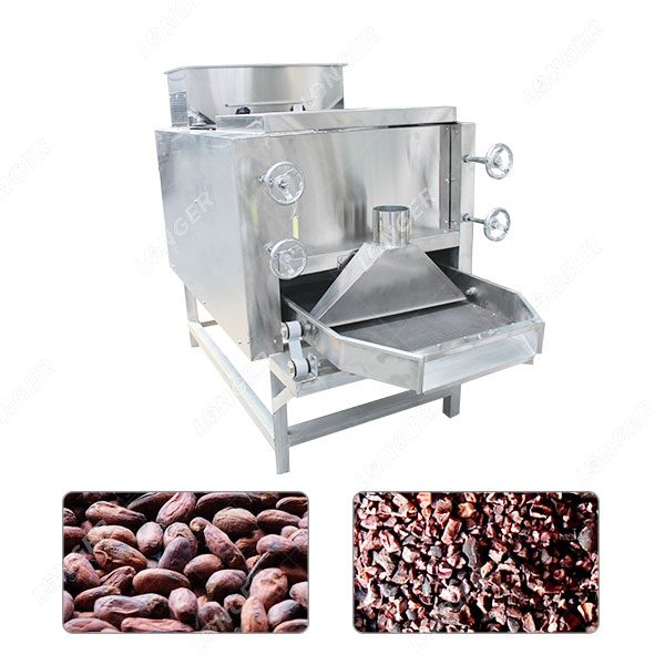 Mesin Pengupas Biji Kakao Sangrai dengan Pengumpul Kulit