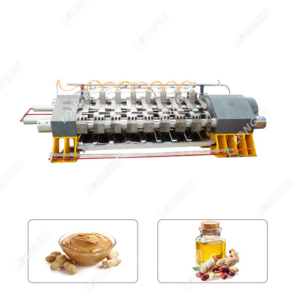 Mesin Press Minyak Kacang Tanah dan Kenari Otomatis 8 Silinder