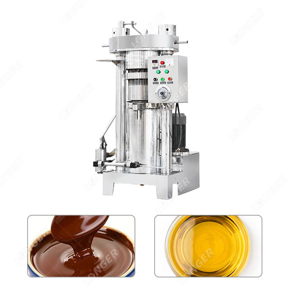 Mesin Ekstraksi Press Mentega Kakao Hidraulik