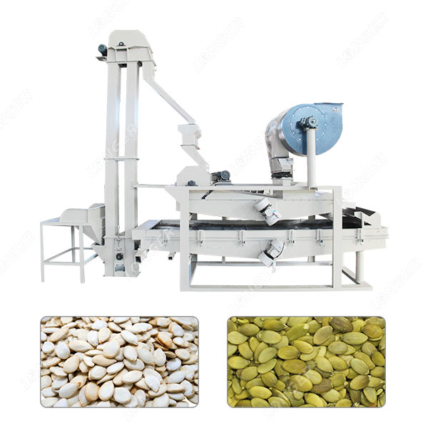 Mesin Pemisah dan Penembakan Biji Labu