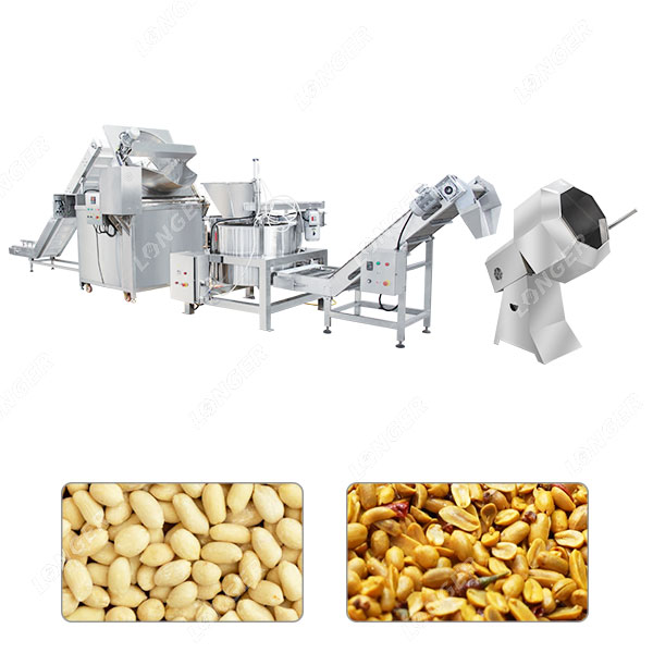 Jalur Pengolahan Kacang Goreng Pedas yang Lengkap